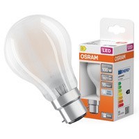 LED žárovka A60 B22d 11W = 100W 1521lm 4000K neutrální bílá 300° Retrofit Filament CLASSIC Osram
