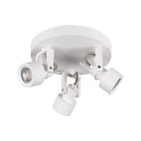 LED GU10 LED reflektor Stropní svítidla Nastavitelná kulatá bílá sonda Kanlux