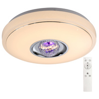 Přisazená LED stropní lampa 18W RGB + Teplá bílá MAGIC DISCO 38cm + dálkové ovládání