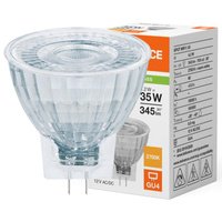 LED žárovka MR11 GU4 4,2W = 35W 345lm 2700K teplá bílá 12V FILAMENT LEDVANCE