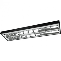 Rastrové svítidlo pro povrchovou montáž 2xT8 120 cm G13 Black