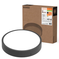 Venkovní průmyslové nástěnné svítidlo LED 17W 2270lm 3000/4000K IP65 černé s přepážkou Ledvance Emergency Module