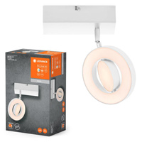 LED stropní nástěnné svítidlo Nástěnné svítidlo pro povrchovou montáž 11W 340lm CCT Dekorativní bílý bod Saturn Ledvance