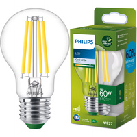 LED žárovka E27 A60 4W = 60W 840lm 4000K neutrální bílá vlákno PHILIPS Ultra Efficient