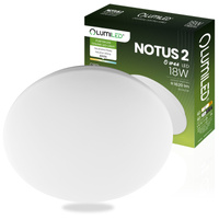 LED stropní plafon 18W NOTUS 2 Round IP44 33 cm LUMILED