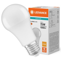 LED žárovka A60 E27 10W = 75W 1055lm 2700K teplá bílá LEDVANCE