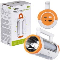 Dobíjecí ruční svítilna 2v1 boční světlo + powerbanka VA0085 VAYOX