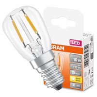 LED žárovka T26 Tubular E14 1,3W = 10W 110lm 2700K teplá bílá 300° SPECIAL Osram