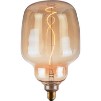 Dekorativní LED žárovka E27 FILAMENT S180 4W 260lm 1800K Teplá bílá 320° DecoVintage Amber GOLDLUX (Polux)