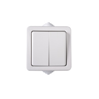 Zásuvkový spínač 10A Square White TEKNO Kanlux
