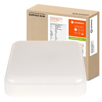 LED panel Stropní svítidlo 19W 2000lm 4000lm Neutrální s Twilight Movement Sensor Povrchová montáž Bílá 20x20cm Povrch Ledvance