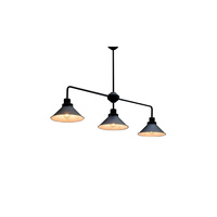 Stropní svítidlo CRAFT 9150 Nowodvorski Black 3xE27 Lustr Loft Steel