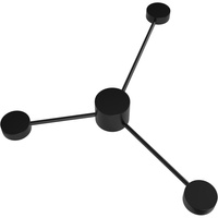 Nástěnné svítidlo Venkovní fasádní svítidlo 3 x GX53 Black JOY Sanico Goldlux