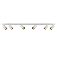 LED stropní/stěnové svítidlo 6 x GU10 ARRAS White GOLDLUX (Polux)