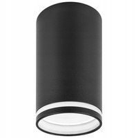 Halogenová výbojka s reflektorem pro povrchovou montáž Spot GU10 s kulatým černým kroužkem Masterled