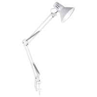 Stolní lampa E27 bílá Pracovník Sanico Goldlux