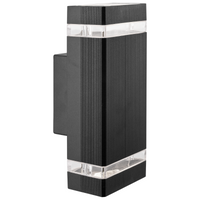 Nástěnné zahradní svítidlo Gilbert 2xGU10 Y218 Ip44 GOLDLUX (Polux) černé