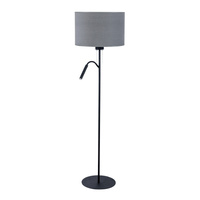 HOTEL 9072 Nowodvorski stojací lampa šedá E27+G9 Materiál+ocel Minimalistický