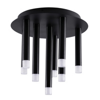 Stropní svítidlo pro povrchovou montáž 9x G9 Black Glam Sanico Goldlux