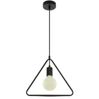 Závěsné svítidlo E27 Triangle Black matt VT-7321 V-TAC