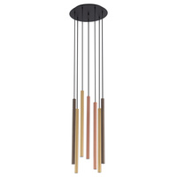 Stropní závěsné svítidlo 7x G9 zlaté moderní LASER 490 10704 Nowodvorski