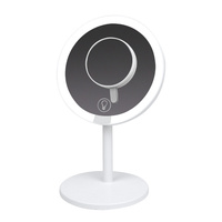 LED stolní lampa se zrcadlem 5W 6500K dobíjecí bílá VT-7565 V-TAC