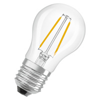 LED žárovka P45 E27 A60 1,8W = 25W 250lm 2700K teplá bílá 300° Filament STAR CLASSIC Osram