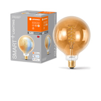 LED žárovka E27 8W = 50W 600lm CCT Stmívatelná SMART+ WiFi Filament Globe Ledvance