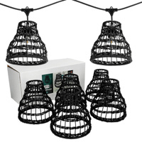 Stínidlo pro Girland Set CRETE LS R2 Black Metal 5 Pieces Kobi