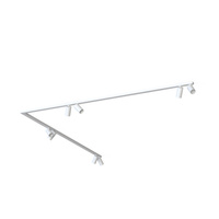 MONO CORNER VIII 7753 Nowodvorski White 8xGU10 rohová lišta pro povrchovou montáž 2x200cm Modern