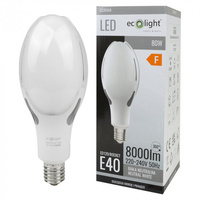 LED žárovka E40 80W 8000lm 4000K Neutral Rocket Ecolight