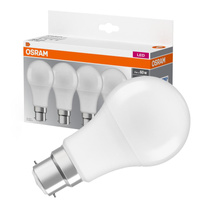 4x LED žárovka A60 B22d 8W = 60W 806lm 2700K Warm 150° BASE Osram