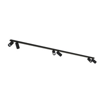 MONO VI 7844 Nowodvorski Black 6xGU10 Páskový reflektor pro povrchovou montáž 200 cm Moderní