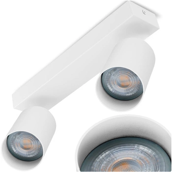 SPOT TUBA Reflektor Halogenové stropní svítidlo 2x GU10 TABULA LUMILED