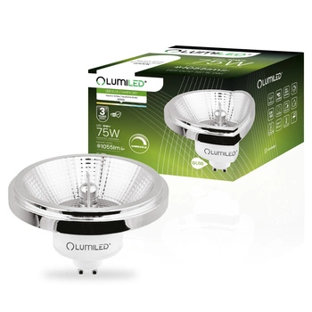 LED žárovka GU10 ES111 10W = 75W 1055lm 4000K Neutrální 38° Stmívatelná LUMILED