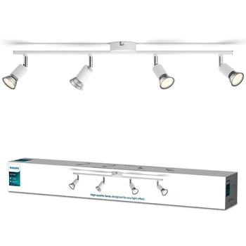 Stropní svítidlo LIMBALI 4x GU10 Nástěnné svítidlo Reflektor pohyblivý Bílá PHILIPS