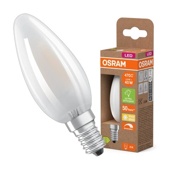 LED žárovka B35 Candle E14 2,9W = 40W 470lm 2700K Warm 300° Dimmable CLASSIC ENERGY EFFICIENCY Osram