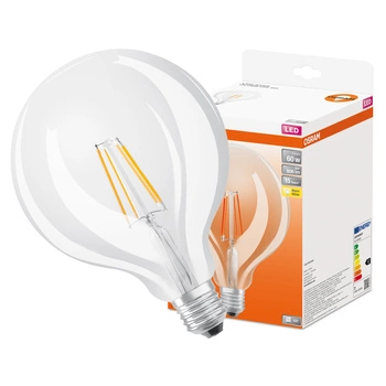 LED žárovka G125 Sphere E27 7W = 60W 806lm 2700K Warm 300° Retrofit Filament CLASSIC Osram