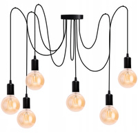 6x E27 Závěsná stropní lampa, Pavouk ARANE LUMILED