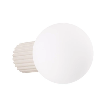 Koupelnové nástěnné svítidlo G9 Round Beige Modern Matte IP44 Halo Sollux