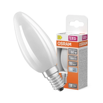 LED žárovka B35 Candle E14 5,5W = 60W 806lm 4000K Neutral 300° Retrofit Filament CLASSIC Osram