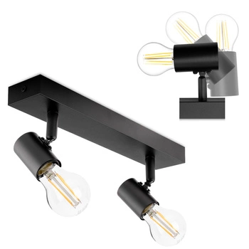 SPOT TUBA Reflektor Halogenové stropní svítidlo 2x E27 GLASA LUMILED
