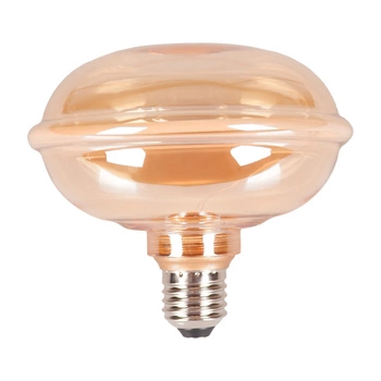 LED žárovka E27 UFO130 4W 250lm 1800K Warm 320° Amber Dekorativní DECOVINTAGE Sanico Goldlux