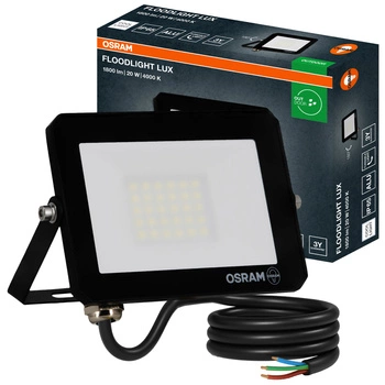 LED reflektor Halogenový venkovní reflektor 20W 4000K 1800lm IP65 FLOODLIGHT LUX OSRAM