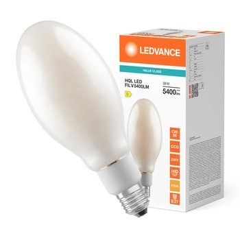 LED žárovka HQL E27 38W = 125W 5400lm 2700K teplá bílá FILAMENT LEDVANCE