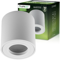 Povrchová montáž HALOGENOVÉ Spot Tuba Pevná EGIO GU10 LUMILED Kulatá IP44 Bílá 83mm