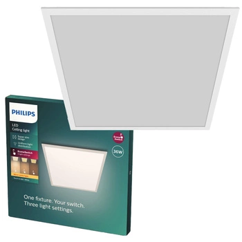 Panelová LED lampa pro povrchovou montáž TOUCH 36W 2700K 33cm stmívatelná bílá PHILIPS