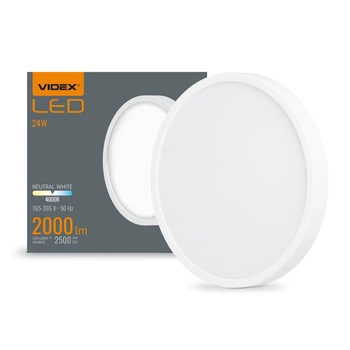 LED panel pro povrchovou montáž Plafond 24W 2500lm 4000K neutrální bílá Videx