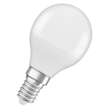LED žárovka kulová E14 P45 4,9W = 40W 470lm 4000K neutrální 180° Ledvance