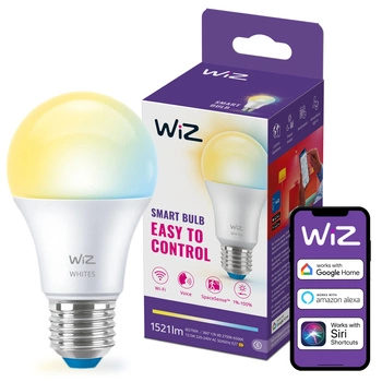 LED žárovka E27 A60 12,5W = 100W 1521lm 2200-6500K TW Smart SMART WiFi Bluetooth App WiZ
